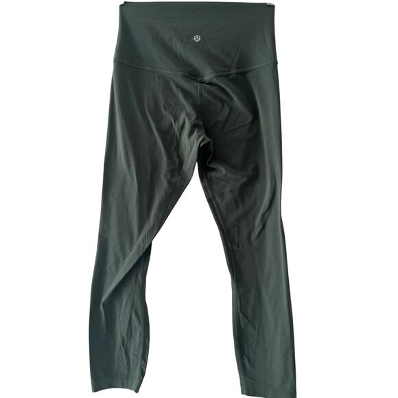 Lululemon Align High Rise Leggings 22" Olive Green NWOT Size 6 - Picture 1 of 5